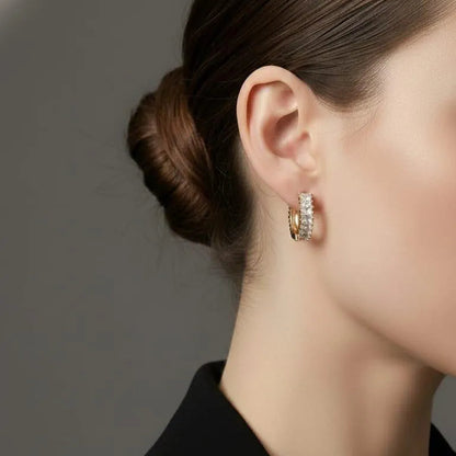 Zircon 18k Stainless Steel Xuping Earing