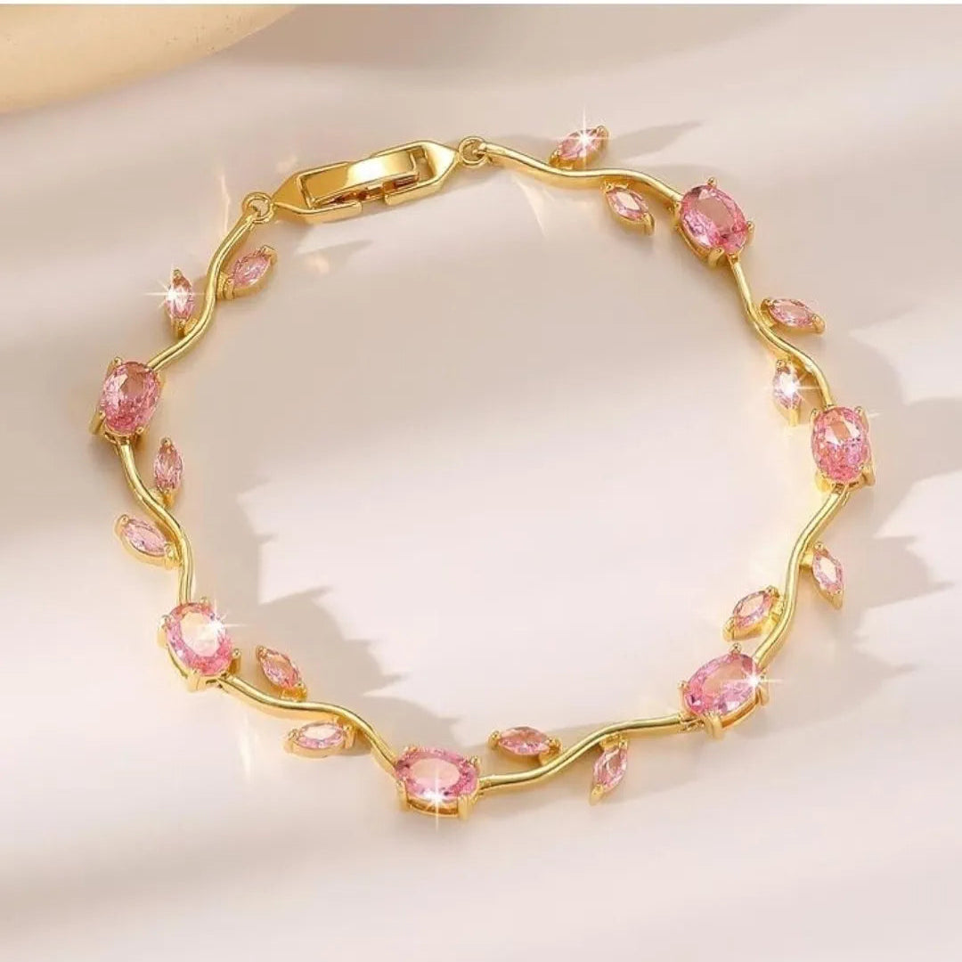 Pink Tulip Bracelet