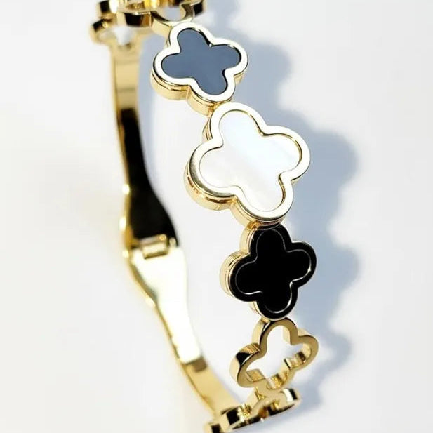 Golden Stainless Steel 18k Gold Plated Bracelet For Women