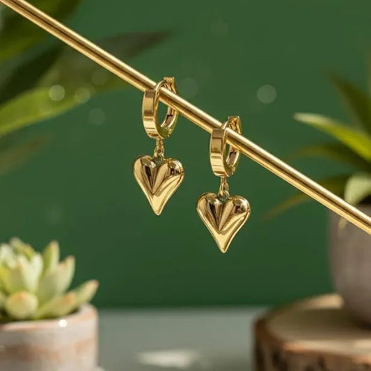Golden Stainless Steel 18k Gold Earing Ear ring For Women