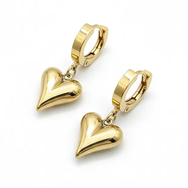 Golden Stainless Steel 18k Gold Earing Ear ring For Women