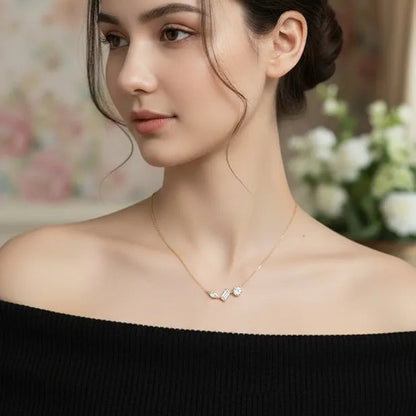 Golden Stainless Steel 18k Gold Plated Chain Pendent For Women