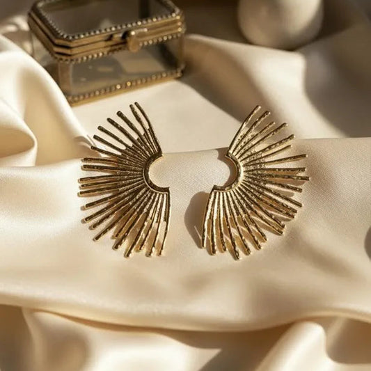 WINGS EARINGS 18k Gold Plated Stainless Steel