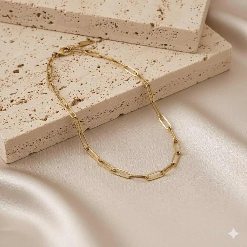 Golden Stainless Steel 18k Gold Plated Bracelet For Women